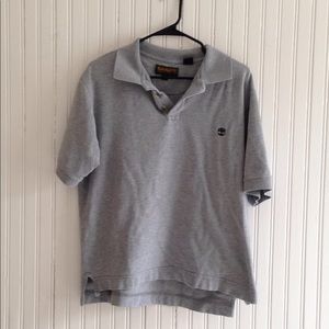 Timberland | Short Sleeve Gray Polo Men's Medium